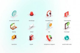 Customer service - Isometric Icons 43384912