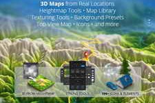 3D Map Generator - Terrain from Heightmap 20244806