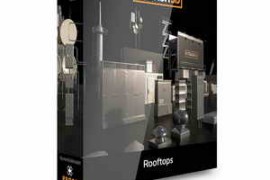 Kitbash3D – Props: Rooftops