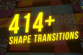 414+ Shape Transitions for DaVinci Resolve 45858377