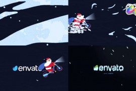 Santa Moto Logo Opener | FCPX 42343624