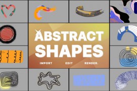 Brush Abstract Shapes | Premiere Pro MOGRT 48863292