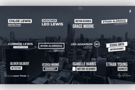 Minimal Lower Thirds 1.0 - FCPX 44821643