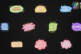 Colorful Plate Titles | FCPX 51666500