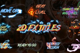 Dynamic 2D FX Titles | DaVinci Resolve 45397467