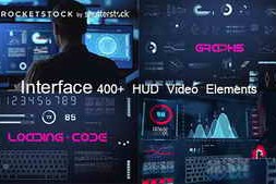 Interface 400+ HUD Video Elements - Motion Graphic (Rocketstock)