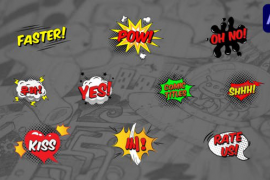 Comic Titles for After Effects 50604672