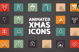 Animated Xmas Icons for DaVinci Resolve 49743856