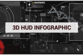 3D HUD Infographic 23709393