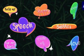Spray Paint Speech Bubbles | After Effects 47264530