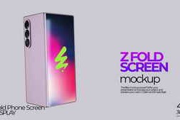 Free Download:Z Fold Phone Mockup 60229445