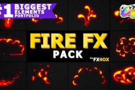 Flash FX Flame Elements | FCPX 23505743