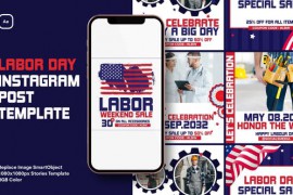 Labor Day Instagram Post Template 42879216