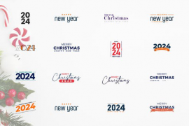 2024 Merry Christmas | Happy New Year Titles 49423129