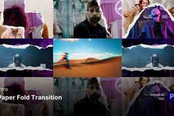 Free Download:Intro - Paper Fold Transition Premiere Pro Template 58950158
