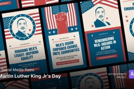 Social Media Reels - Martin Luther King Jr's Day After Effects Template 50189094