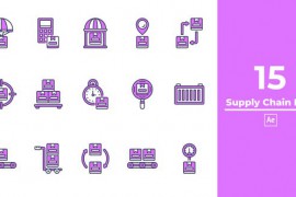 Supply Chain Icon After Effect 48752130