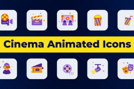 Cinema Animated Icons 51013259