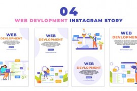 Vector Character Web Development Instagram Story 48059582