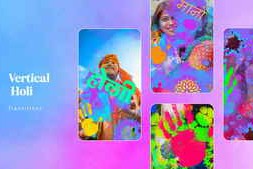 Free Download:Vertical Holi Transitions 62157343