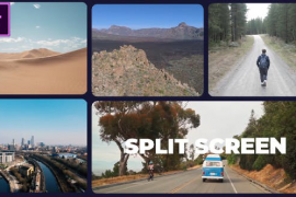 Multicreen Slideshow | Split Screen Opener | Youtube Gallery MOGRT for Premier Pro 50761106