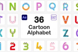 Cartoon Alphabet For After Effects 45723469