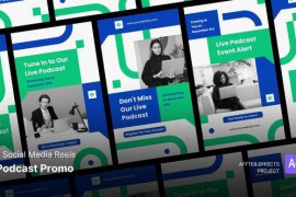 Social Media Reels - Podcast Promo After Effects Template 48129211