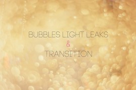 Bubbles Light Leaks & Transition (Stock Footage) 14117975