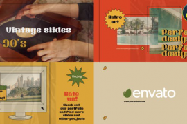 Vintage Retro Slides | DaVinci Resolve 49870130