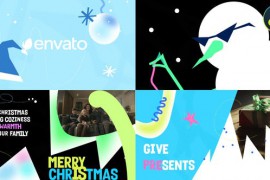 Stylish Christmas Greetings Slideshow for DaVinci Resolve 48683930
