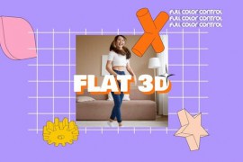 Flat 3D Pop Intro 42906677