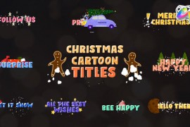 Christmas Cartoon Titles | FCPX 29826324