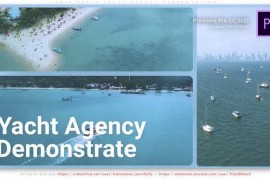 Grid Style Yacht Agency Presentation 50833783