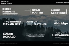 Minimal Lower Thirds | DaVinci Resolve 46029776