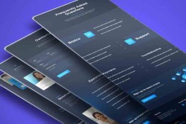 Clean Landing Page Mockup Corporate Presentation 56257928