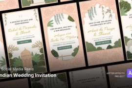 Social Media Reels - Indian Wedding Invitation After Effects Template 49554285