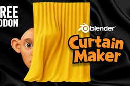 Free Download:Curtain Maker Pro v1.1.6 for Blender