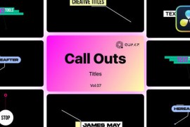 Call Outs for DaVinci Resolve Vol. 07 48596205
