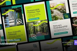 Social Media Reels - Sustainability After Effects Template 50082563