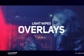 Wipe Light Overlays Vol. 01 for DaVinci Resolve 49438123