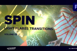 Light Flares Spin Transitions Vol. 03 for Premiere Pro 47398540