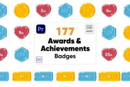 Awards & Achievements Badges For Premiere Pro 48239355