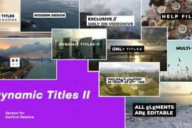 Dynamic Titles II | DaVinci Resolve 49660280