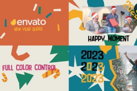 New Year Typography Slides for DaVinci Resolve 42580130