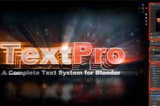 TextPro v1.0.1 for Blender