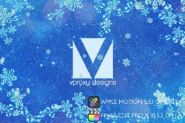 Winter Logo Opener - Apple Motion 49205216