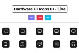 Hardware UI Icons 01 - Line 44836998
