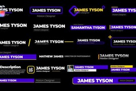 Smooth Lower Thirds 43129922