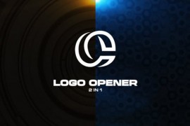 2 in 1 Technology Logo Opener 47382826