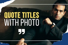 Quote Titles with Photo 45222263